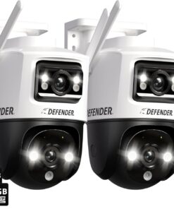 Defender Trio WiFi | Triple Lens Smart WiFi PTZ Camera with Full 360° View