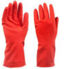 red safety gloves